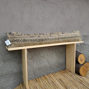 Extra long Bolster Pillow Cover, turkish rug Pillow Cover, Extra Long Lumbar Pillow, brown Long Pillow Cover