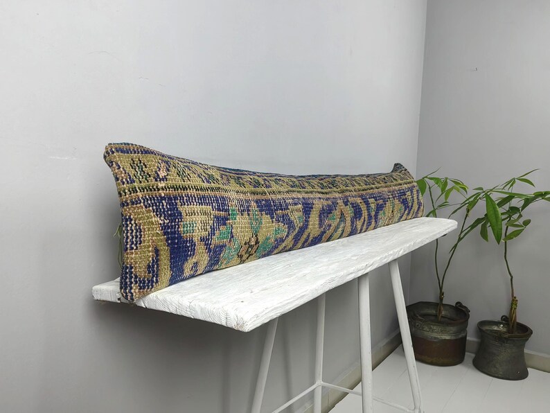 TURKISHRUGSPILLOW Bolster Pillow Cover - Thumbnail 4