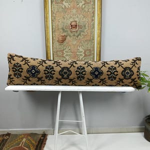 long lumbar pillow | turkish pillow | bolster pillow | bed pillow, bench cushion, boho lumbar pillow, ottoman pillow, morrocan pillow | HOME