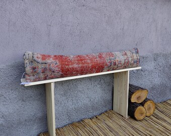 Extra Long Lumbar Pillow Cover | Turkish Rug Pillow | Boho Body Pillow Cover for Bed, Bolster Cushion, Long Pillow for Sofa