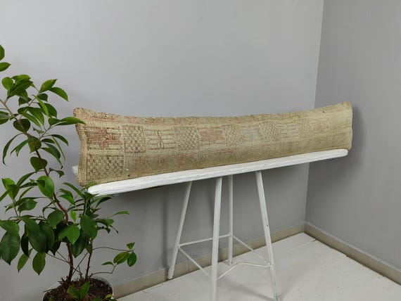 Hand woven pillow - long pillow - bed pillow - decorative pillow - rug pillow - anatolian pillow - unique pillow - turkish pillow rug cover
