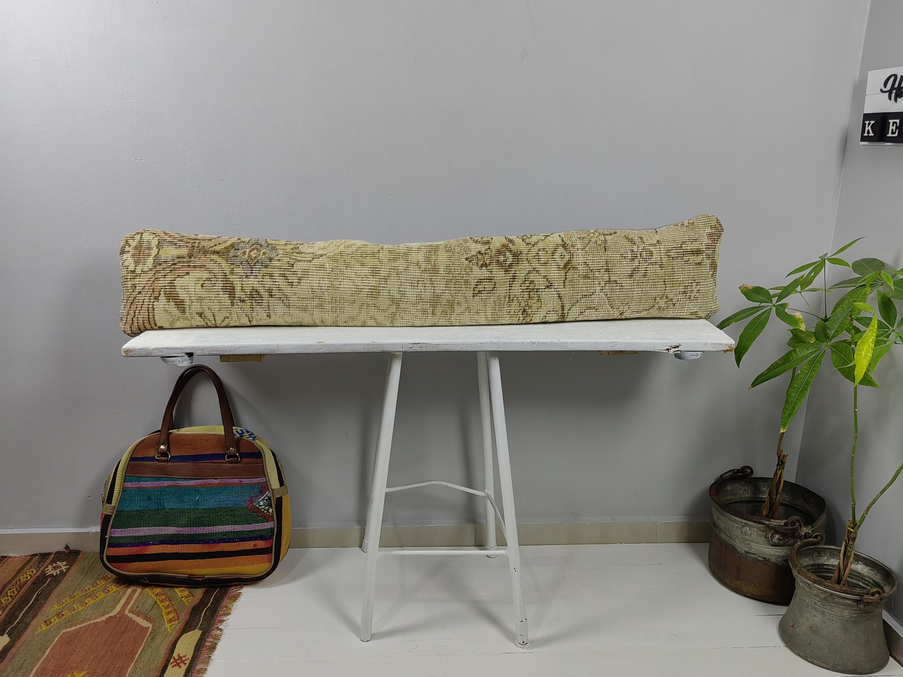Oreiller Long Turc (bolster) - Motif Géométrique - 48x8 Pouces - Remplissage Polyester