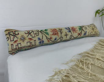 boho lumbar pillow | turkish rug pillow | long lumbar pillow | bolster pillow | body pillow cover,turkish lumbar pillow,long pillow | HOME