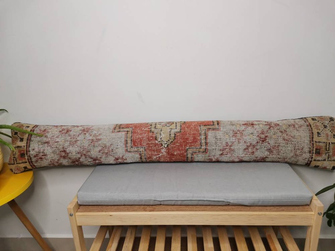 King Bed Lumbar Boho Pillow Farmhouse Pillow Extra Long Etsy