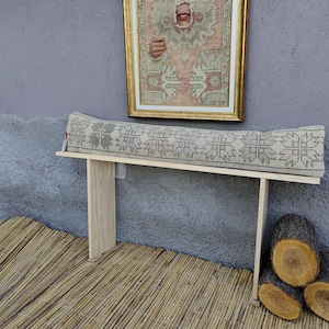 Funda de almohada lumbar extra larga / funda de almohada de alfombra turca / ¡funda de almohada turca! / ¡DECORACIÓN RÚSTICA!