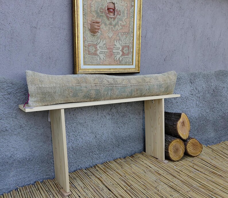 Long Lumbar Pillow, Turkish Pillow, Extra Long Pillow, Kilim Pillow