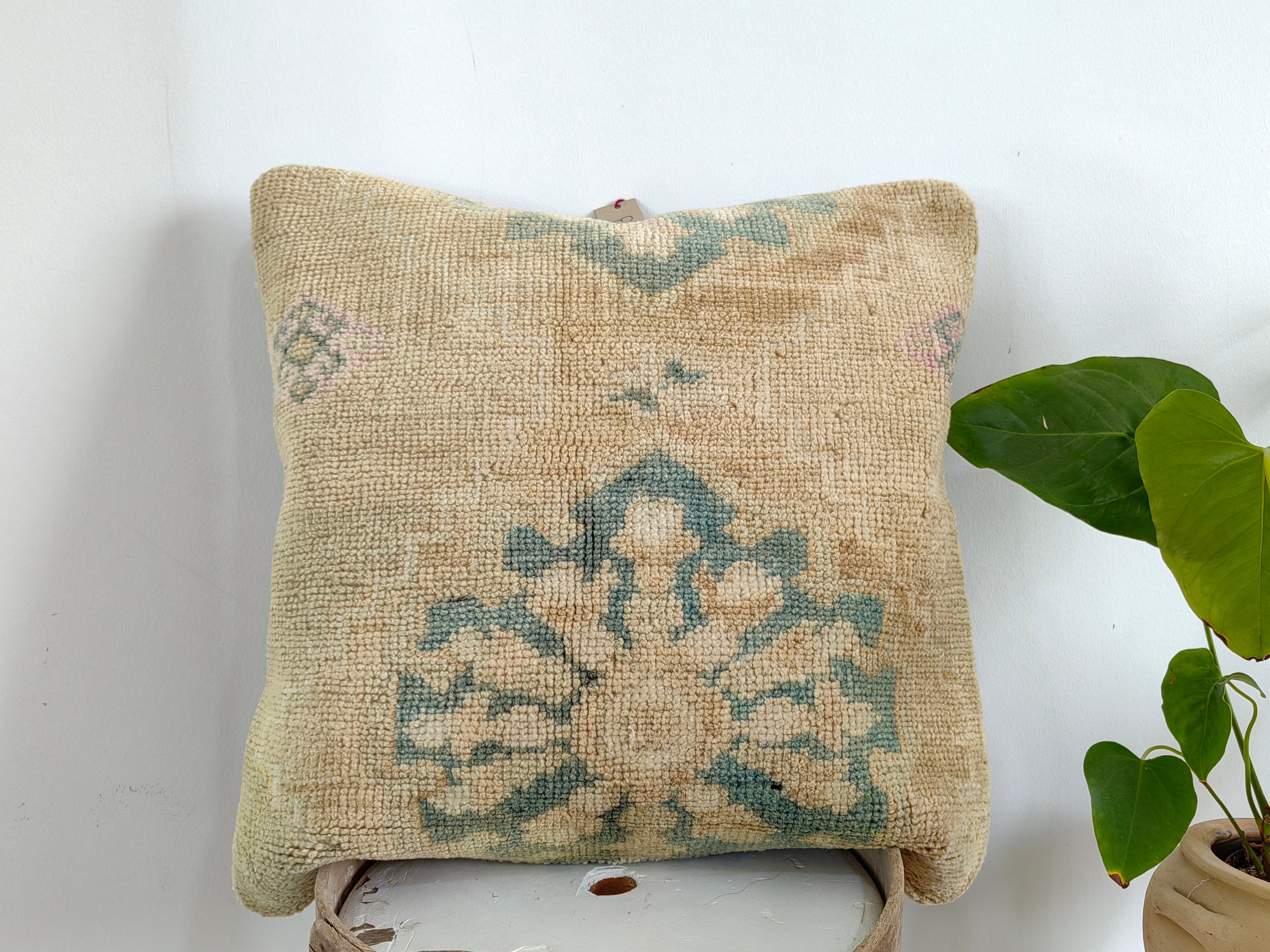 Brown Vintage Pillow Cover, Woven throw pillow, Brown Pillow Cover, Designer Pi - Picture 8 of 9