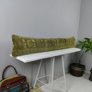 Funda de almohada lumbar extra larga / funda de almohada de alfombra turca / ¡funda de almohada turca! / ¡DECORACIÓN RÚSTICA!