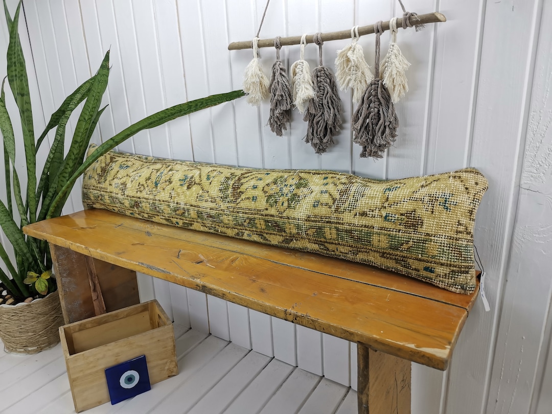 Extra Long Rug Bolster Pillow With İnsert Long Bolsters, Bed Pillows Etsy