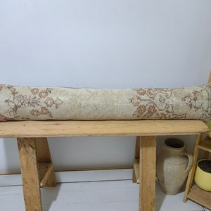 Extra Long Lumbar Pillow Cover | turkish rug pillow cover  | turkish pillow cover !  | RUSTİC DECOR!