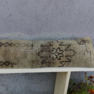 Almohada lumbar, almohada vintage, almohada bohemia, almohada a rayas, decoración de estilo rústico