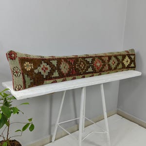 boho lumbar pillow | kilim pillow | bolster pillow | long lumbar pillow | embroidered pillow | turkish throw pillow | morrocan pillow