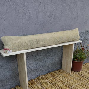 Extra long Bolster Pillow Cover, turkish rug Pillow Cover, Extra Long Lumbar Pillow, beige Long Pillow Cover