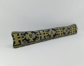 Extra Long Lumbar Pillow Cover | Turkish Kilim Pillow | Boho Lumbar Pillow, Body Pillow Cover, Long Pillow for Bed