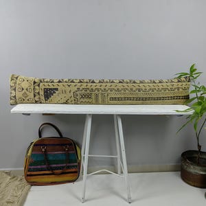 Extra long Bolster Pillow Cover, turkish rug Pillow Cover, Extra Long Lumbar Pillow, faded Long Pillow Cover