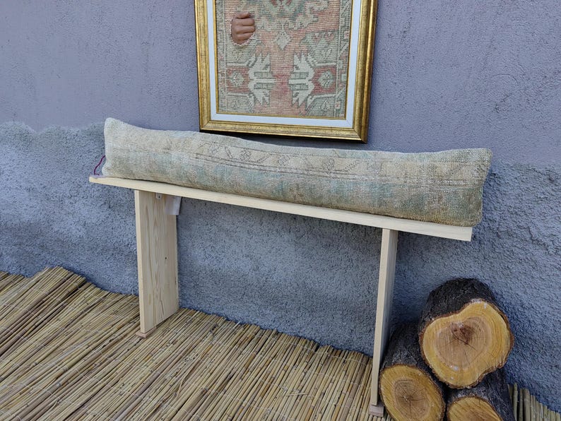 Long Lumbar Pillow, Turkish Pillow, Extra Long Pillow, Kilim Pillow