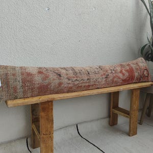 8x48 kilim pillow, home decor, turkish throw pillow, boho pillow cover, morrocan pillow, long lumbar pillow, king size pillow cover
