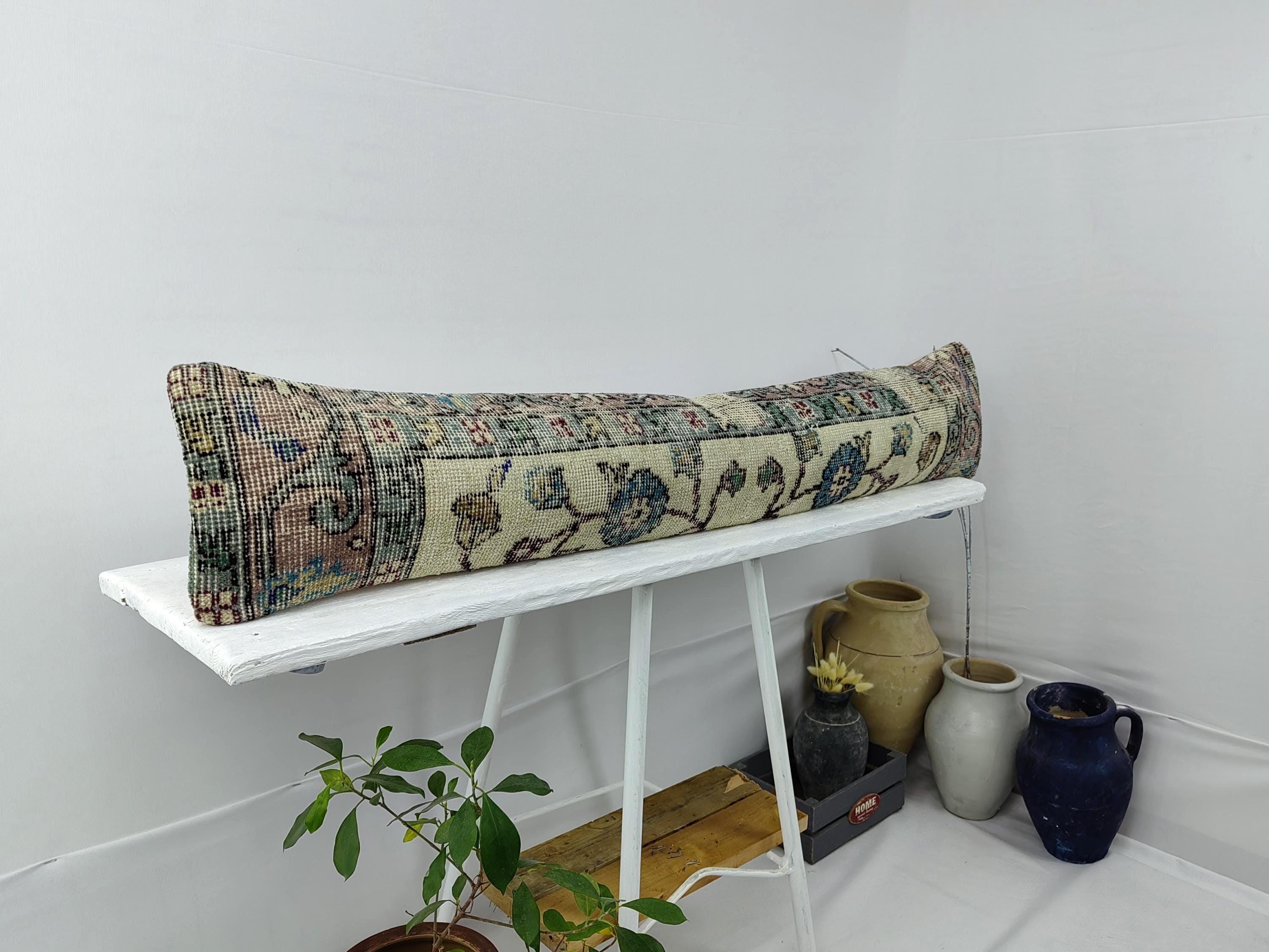 Traversin Turc En Laine Et Polyester – Coussin Décoratif 48 Pouces