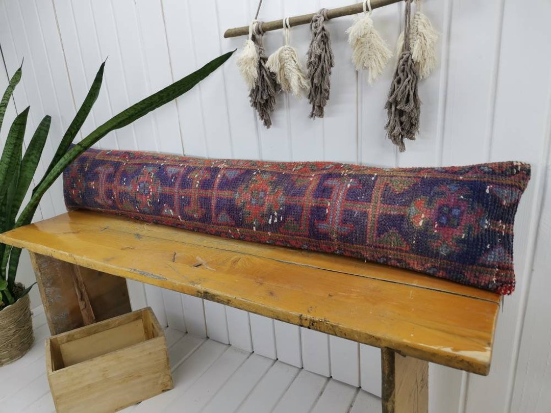 Extra Long Lumbar Pillow King Bed Pillow Turkish Rug - Etsy