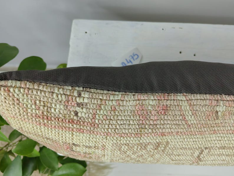 Hand woven pillow - long pillow - bed pillow - decorative pillow - rug pillow - anatolian pillow - unique pillow - turkish pillow rug cover image 8