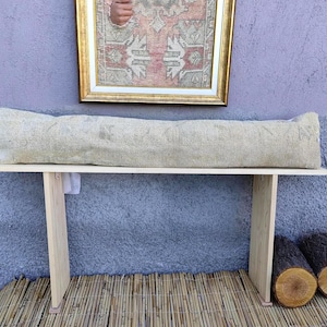 Almohada lumbar larga, almohada kilim, almohada turca, almohada larga, cojín marroquí, almohada lumbar, almohada étnica, funda de almohada de lana