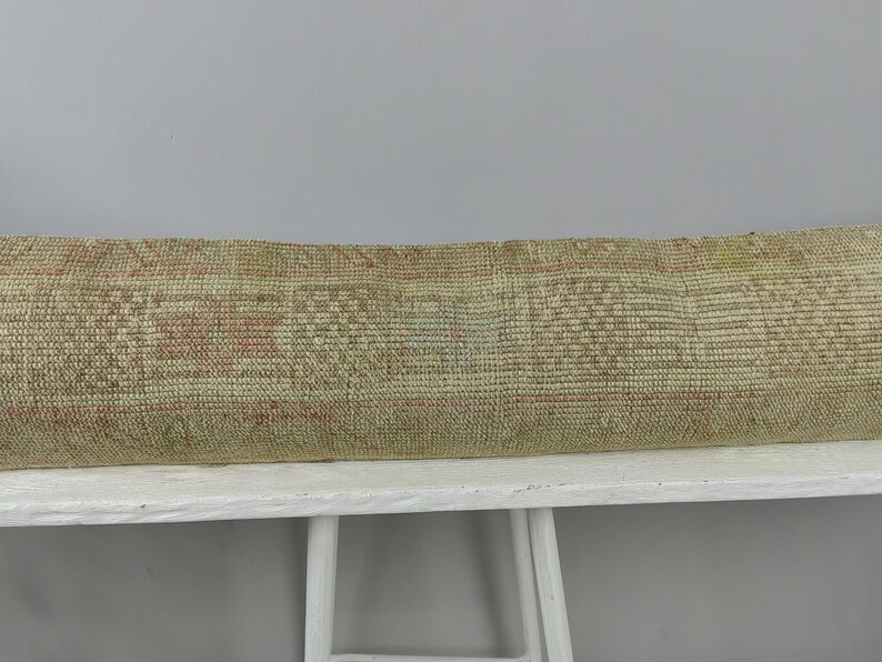 Hand woven pillow - long pillow - bed pillow - decorative pillow - rug pillow - anatolian pillow - unique pillow - turkish pillow rug cover image 5