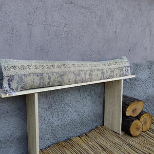 Almohada larga para cama, almohada extra larga, almohada lumbar, almohada bohemia para cama, funda de almohada corporal, almohada lumbar larga, almohada lumbar