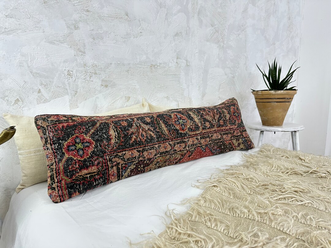 Turkish Rugs Lumbar Pillow Bolster Pillow Long Lumbar Pillow Every Room