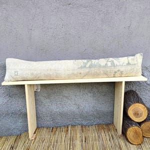long cream lumbar turkish pillow, sofa lumbar pillow, turkish rug pillow cover,hotel bedding,throw pillow lumbar, lumbar pillow, long pillow