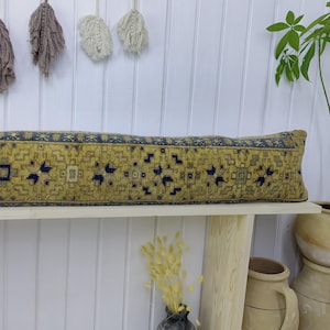 long pillow for bed, extra long pillow, lumbar throw pillow,  boho pillow for bed, body pillow cover,  long lumbar pillow,  lumbar pillow