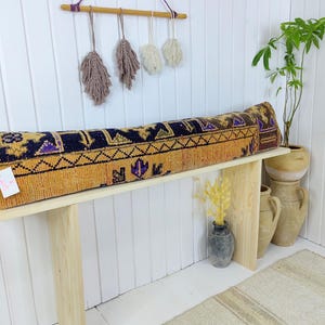 Extra Long Lumbar Pillow, Kilim Pillow, Turkish Throw Pillow, Boho Pillow, Bed Pillow, Decorative Pillow, Moroccan Pillow Cover