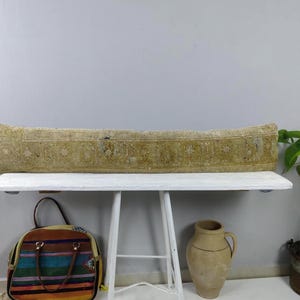 Long Pillow For Bed, Extra Long Pillow, Lumbar Throw Pillow, Boho Pillow For Bed, Body Pillow Cover, Long Lumbar Pillow, Rug Cushion