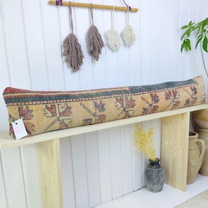 Extra long lumbar pillow, bolster pillow, turkish throw pillow, embroidered pillow, lumbar pillow, morrocan pillow, boho pillow,bed pillow !