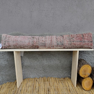 Kilim Pillow | Boho Lumbar Throw Pillow | Turkish Home Decor Cushion
