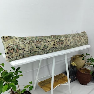 Extra long Bolster Pillow Cover, turkish rug Pillow Cover, Extra Long Lumbar Pillow, faded Long Pillow Cover