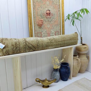Extra Long Lumbar Pillow Cover | turkish rug pillow cover | turkish pillow cover ! |Long pillow for bed - FALL DECOR !