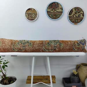 Boho Turkish Pillow Cover | Extra Long Lumbar Cushion | Autumn Home Decor