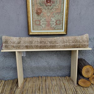 Long Lumbar Pillow Cover, Handwoven Kilim Pillow, Decorative Sofa Pillow, King Bed Lumbar, Boho Ethnic Carpet Pillow