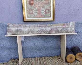 long lumbar pillow, decorative pillow, bolster pillow, body pillow cover, turkish throw pillow,boho lumbar pillow, long pillow,accent pillow