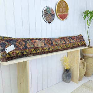 8x48 long lumbar pillow, turkish throw pillow, kilim pillow, morrocan pillow, accent pillow, ottoman pillow, lumbar pillow, boho  pillow