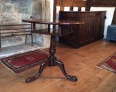 An Antique Circular Georgian Mahogany Tripod Table