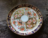 Antique Derby Porcelain Imari Pattern Cabinet Dish 1836-1866