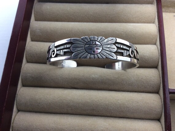 Ronald Wadsworth Signed Native American Hopi Sterling Silver 