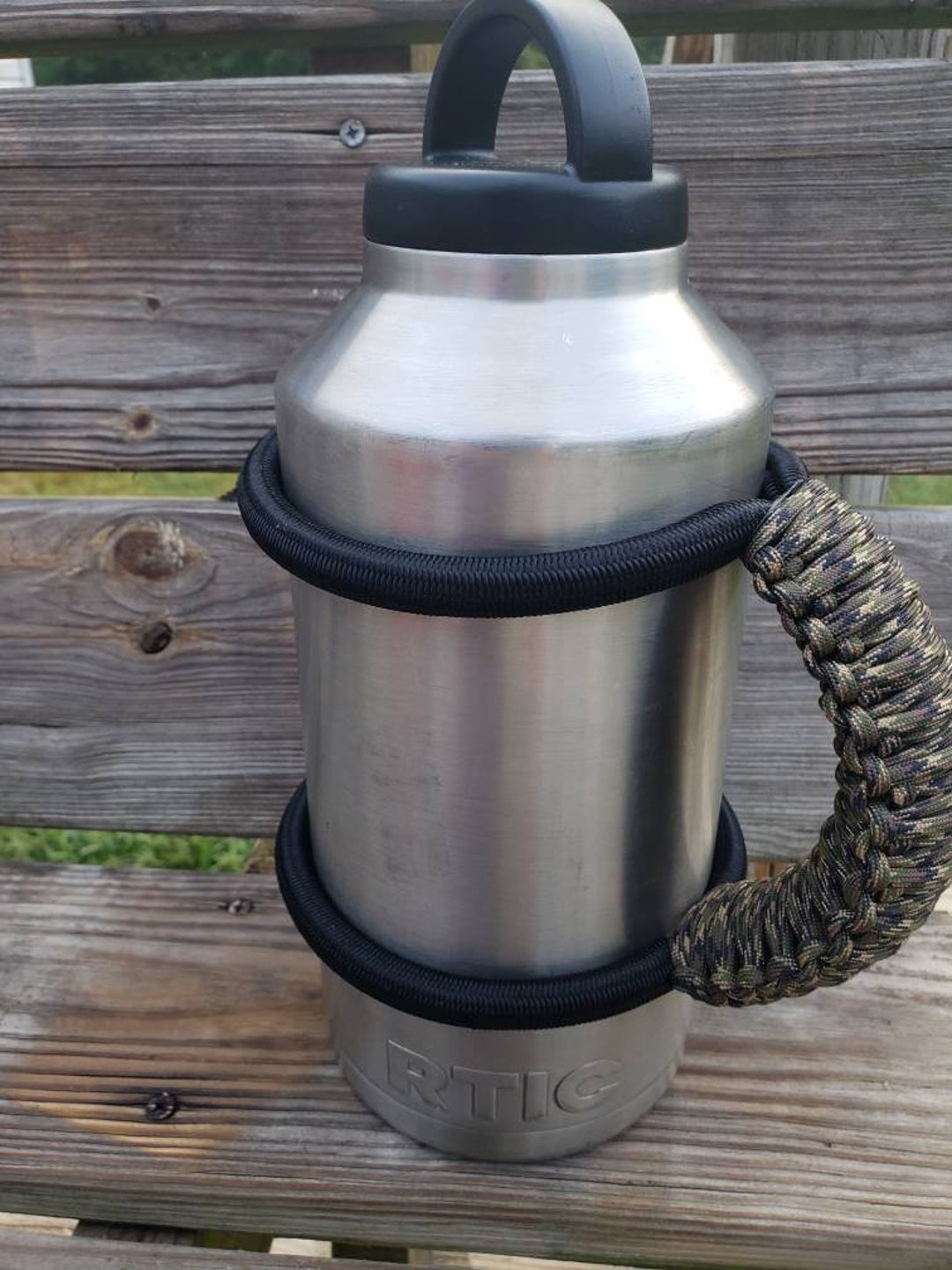 Grab Life Outdoors 20 oz Tumbler Handle - Perfectly Fits Yeti Rambler, Ozark Trail & Many More - Handle Only (Black)