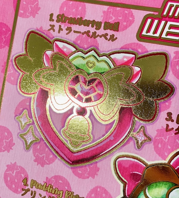 Tokyo Mew Mew Gold Foil Magical Girl Weapons Print - Etsy