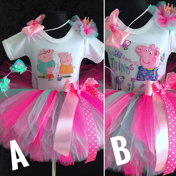 peppa pig 1st birthday outfit