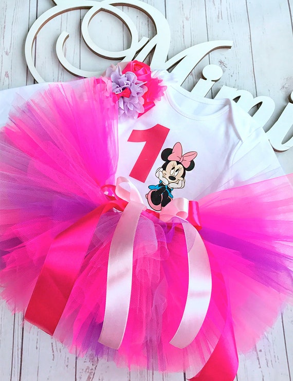 minnie mouse tutu dress for 1st birthday