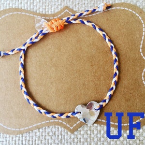 Crystal jewelry-college football-friendship bracelet-Swarovski crystal-gifts for her, UF-graduation gift-college game day-Gators