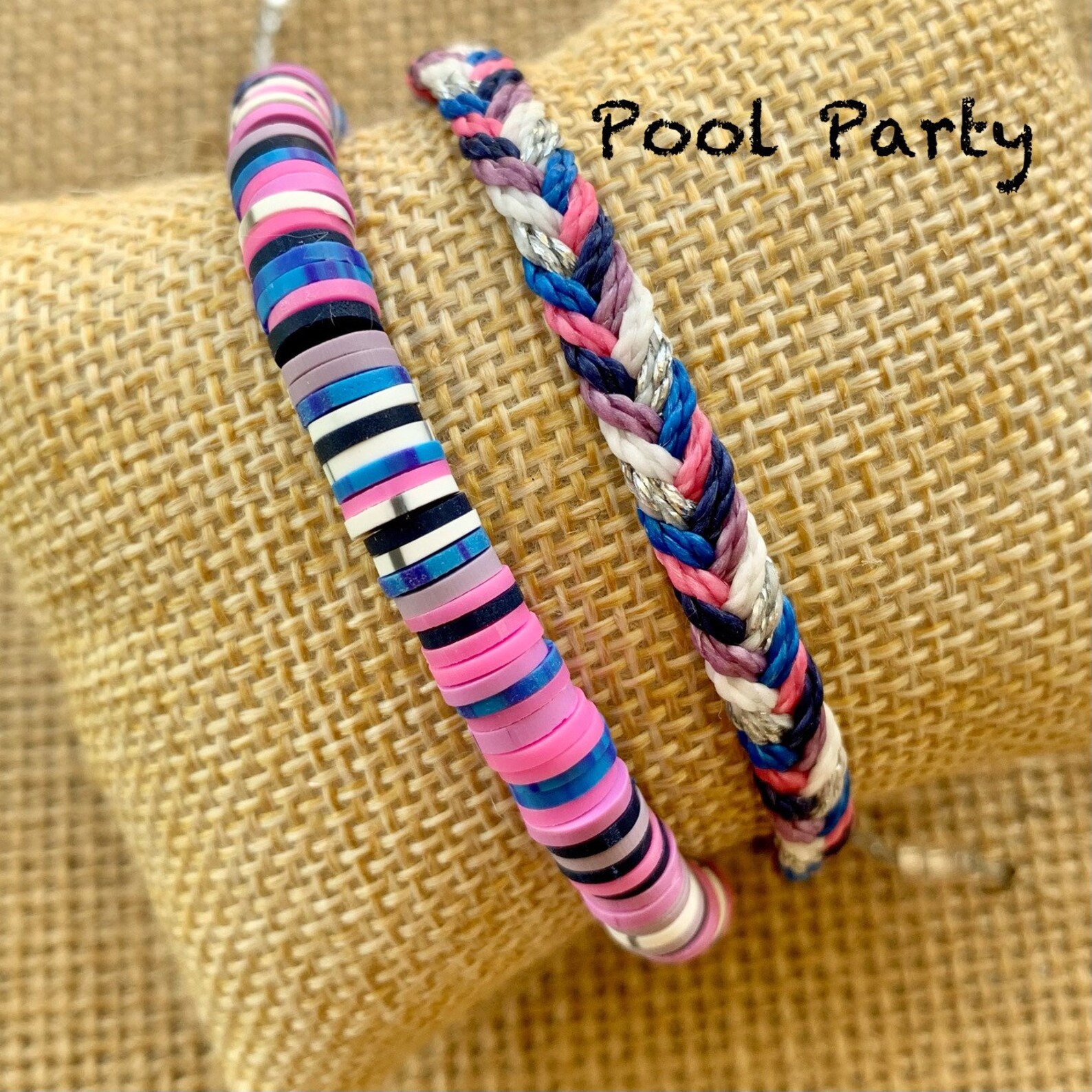 Wax String Braceletbracelet Setwaterproof Etsy