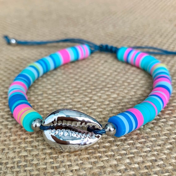 Heishi Bead Bracelet-custom Bracelets-layering Jewelry-summer | Etsy